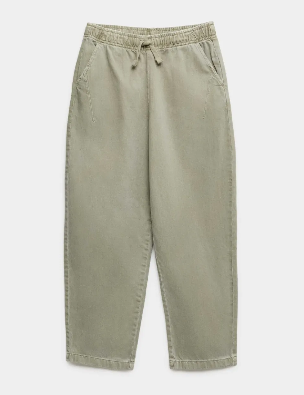 Relaxed Cotton Rich Lightweight Trousers (6-16 Yrs)