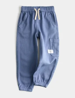 Relaxed Denim Cargo Jeans (2-8 Yrs)