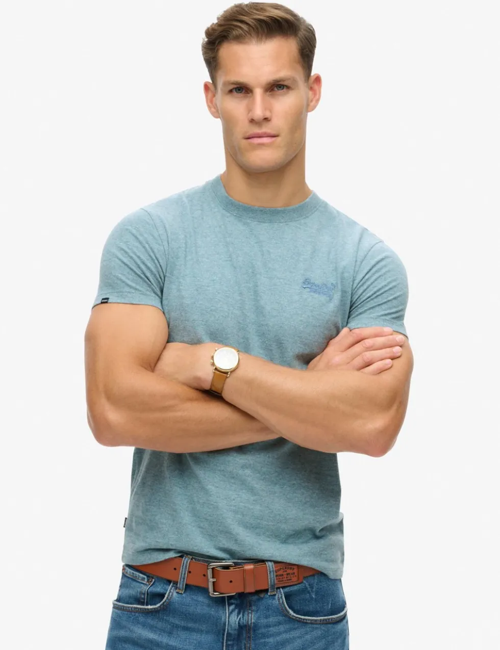 Relaxed Fit Cotton Textured T-Shirt