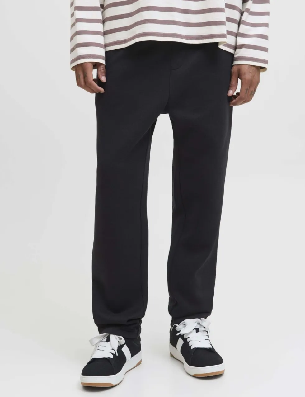 Relaxed Fit Cotton Blend Joggers