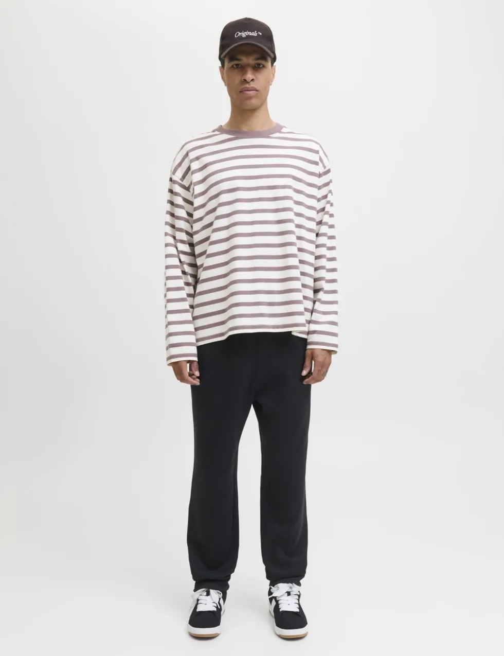 Relaxed Fit Cotton Blend Joggers