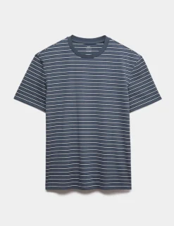 Relaxed Fit Cotton Rich Stripe T-Shirt