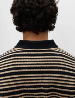 Relaxed Fit Cotton Rich Textured Polo Shirt