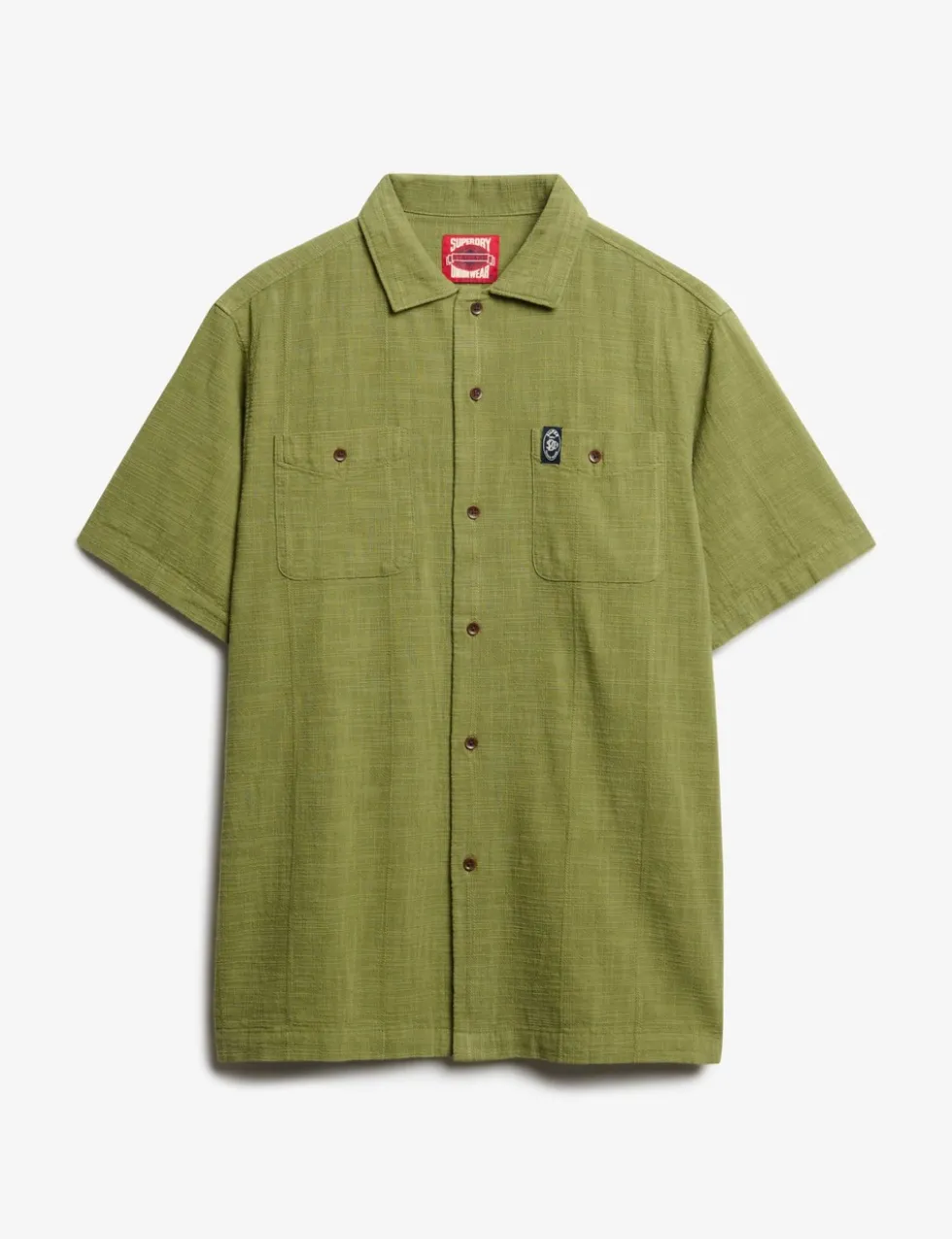 Relaxed Fit Cotton Rich Textured Shirt