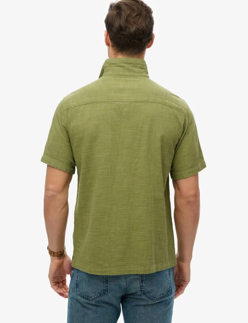 Relaxed Fit Cotton Rich Textured Shirt