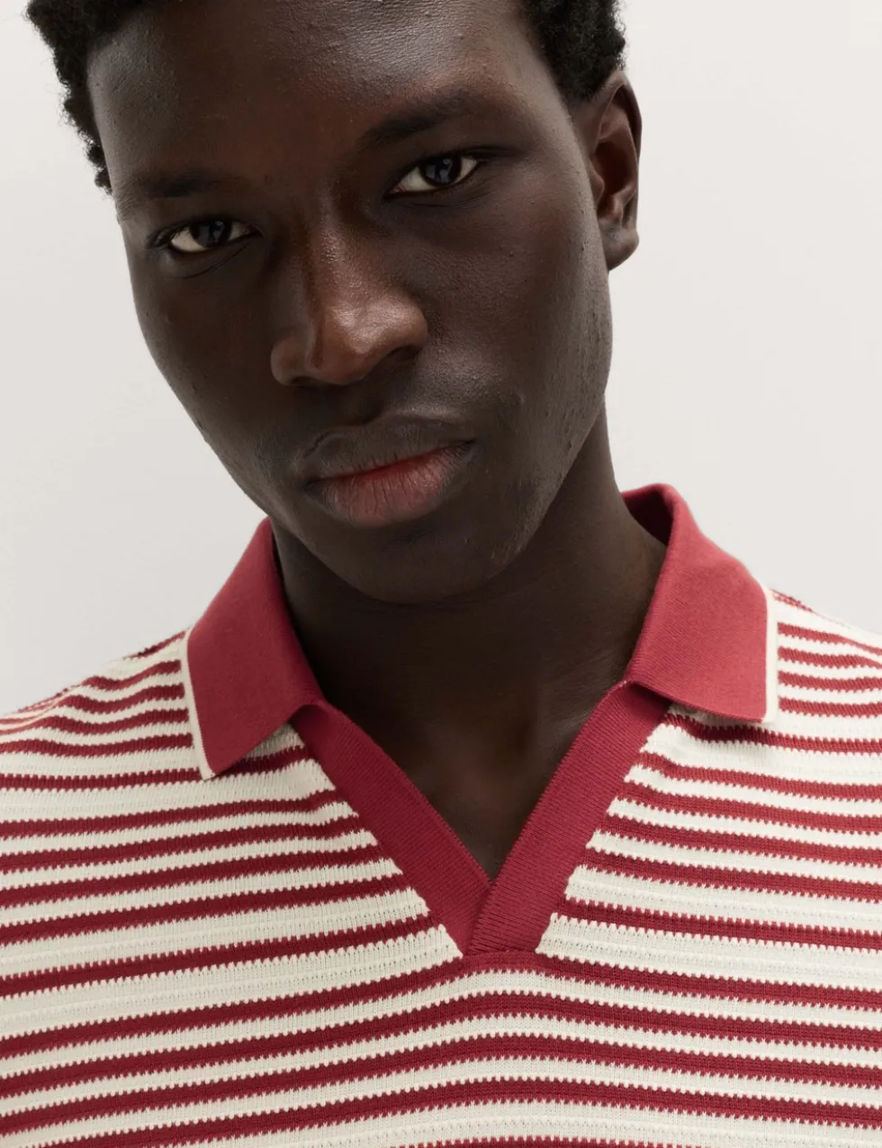 Relaxed Fit Cotton Rich Textured Polo Shirt