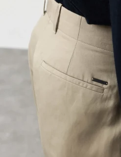 Relaxed Fit Lyocell Rich Pleat Front Trousers