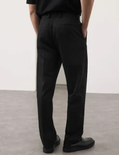 Relaxed Fit Lyocell Rich Pleat Front Trousers