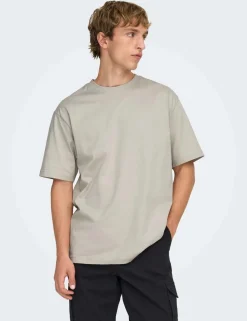 Relaxed Fit Pure Cotton Crew Neck T-Shirt
