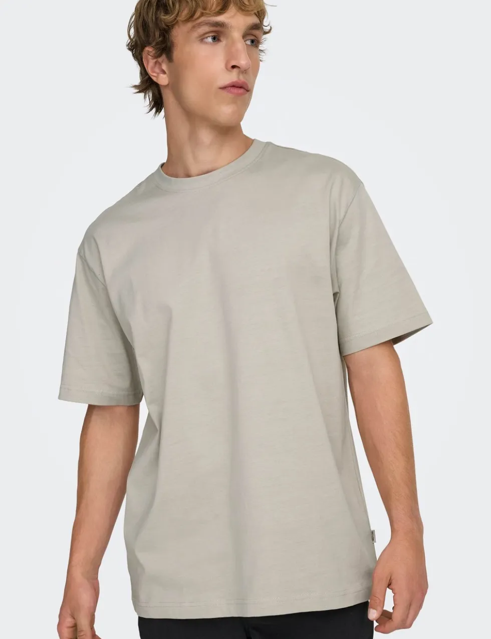 Relaxed Fit Pure Cotton Crew Neck T-Shirt
