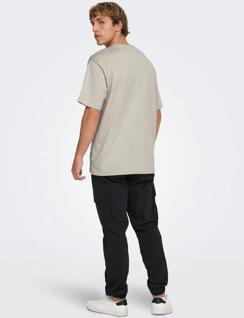 Relaxed Fit Pure Cotton Crew Neck T-Shirt