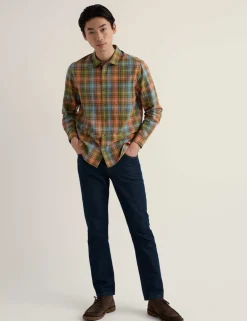 Relaxed Fit Pure Cotton Checked Shirt