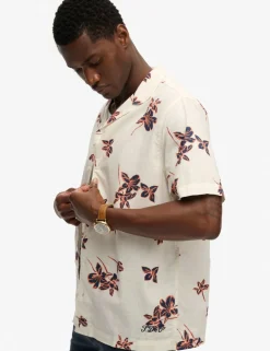 Relaxed Fit Pure Cotton Floral Shirt