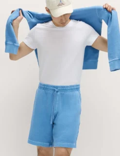 Relaxed Fit Pure Cotton Garment Dye Short