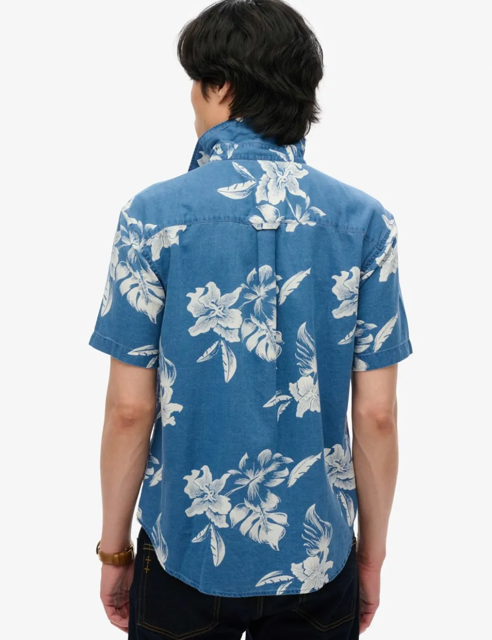 Relaxed Fit Pure Cotton Hawaiian Shirt