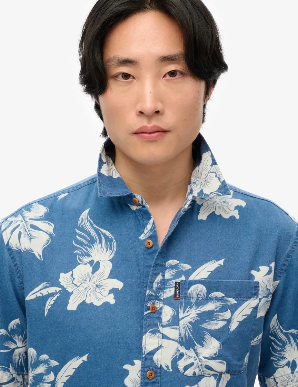 Relaxed Fit Pure Cotton Hawaiian Shirt