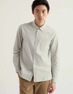 Relaxed Fit Pure Cotton Striped Shirt