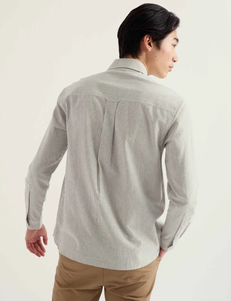 Relaxed Fit Pure Cotton Striped Shirt