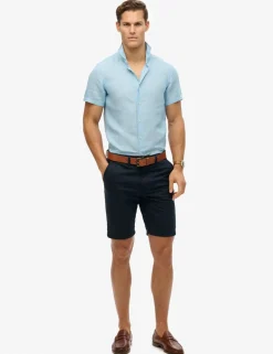 Relaxed Fit Pure Linen Embroidered Shirt