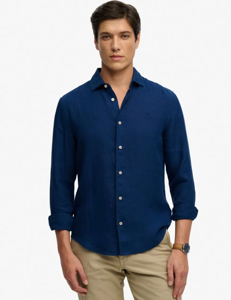 Relaxed Fit Pure Linen Shirt