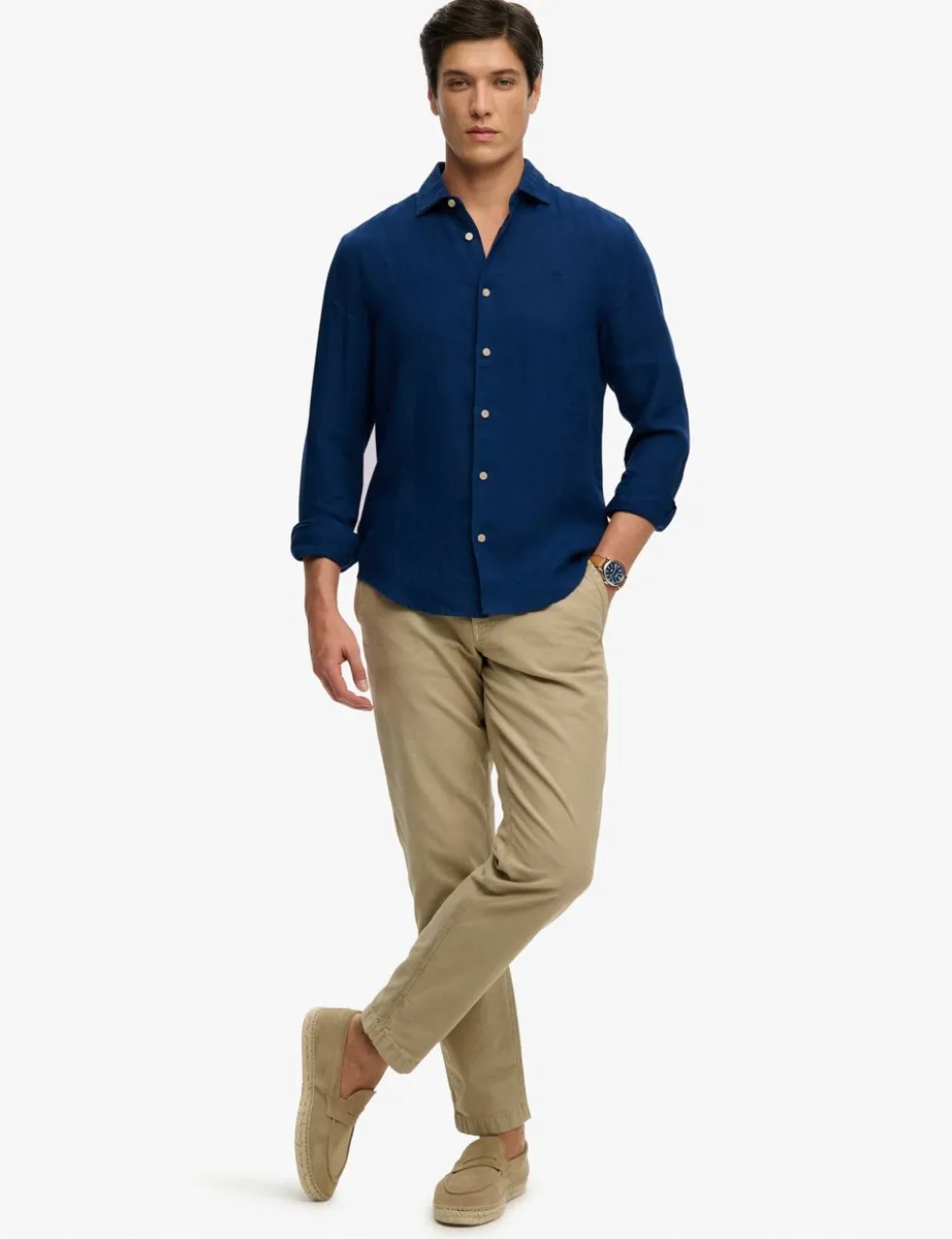 Relaxed Fit Pure Linen Shirt