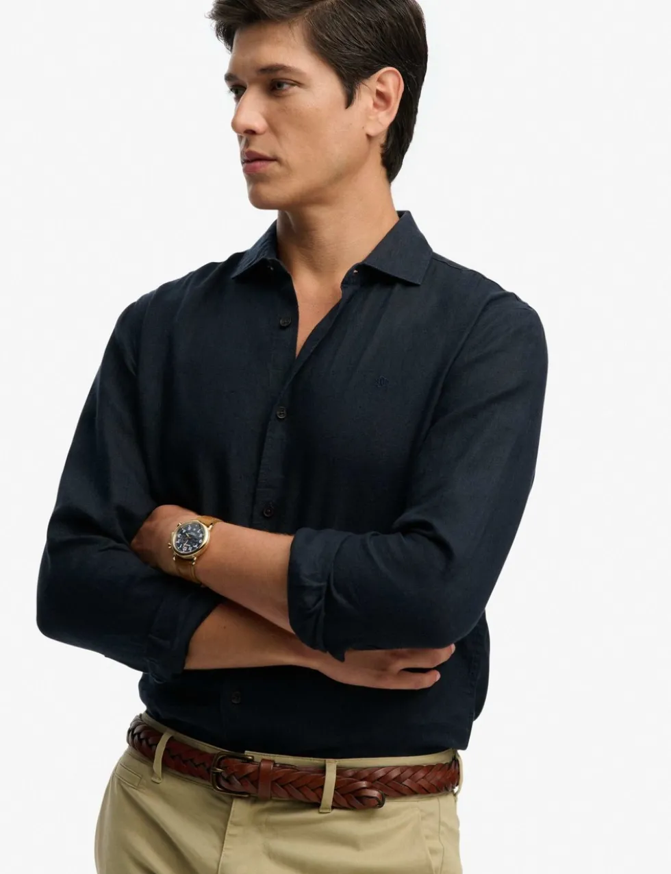 Relaxed Fit Pure Linen Shirt