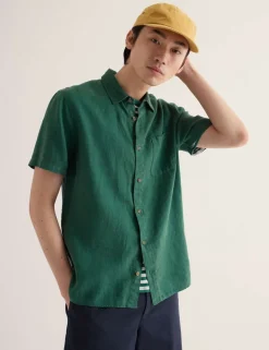 Relaxed Fit Pure Linen Shirt