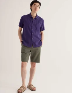 Relaxed Fit Pure Linen Shirt