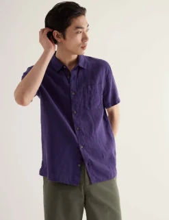 Relaxed Fit Pure Linen Shirt