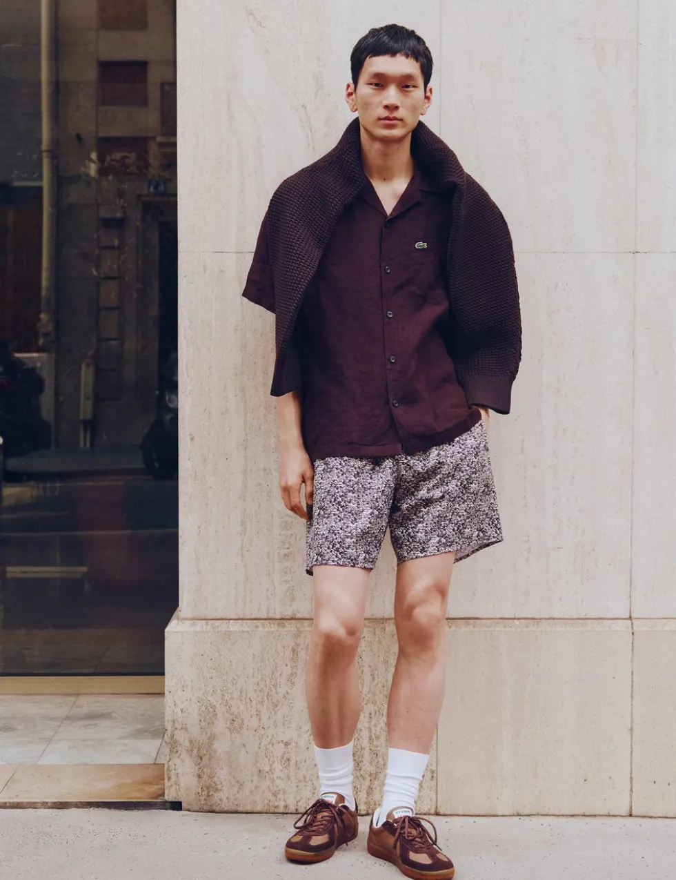 Relaxed Fit Pure Linen Short Sleeve Shirt