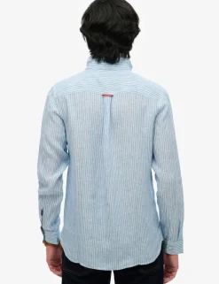 Relaxed Fit Pure Linen Striped Shirt