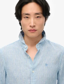 Relaxed Fit Pure Linen Striped Shirt