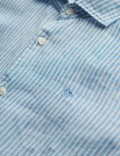 Relaxed Fit Pure Linen Striped Shirt