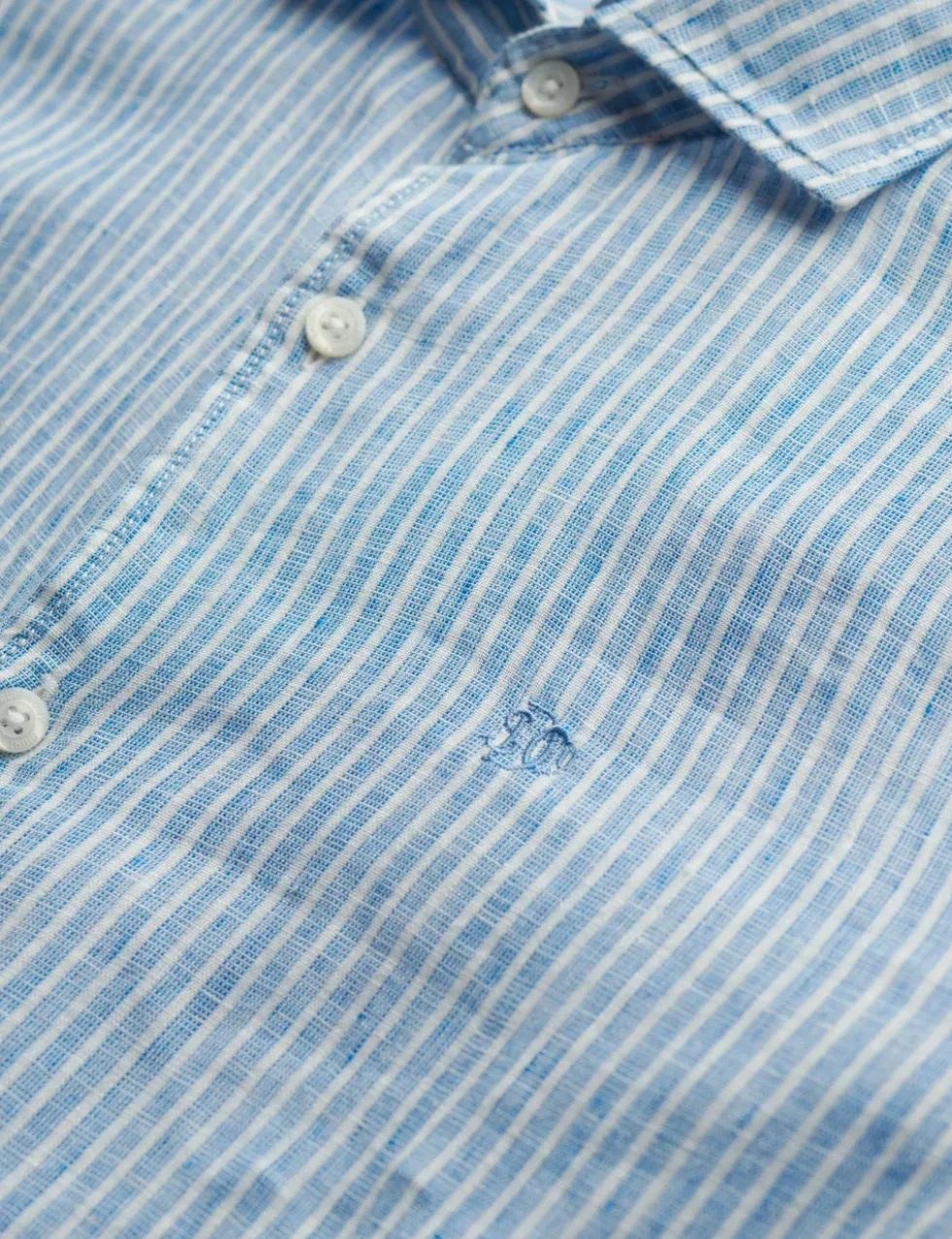 Relaxed Fit Pure Linen Striped Shirt