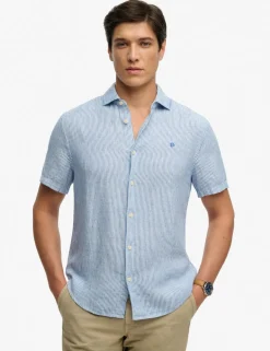 Relaxed Fit Pure Linen Striped Shirt