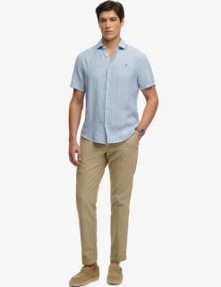 Relaxed Fit Pure Linen Striped Shirt