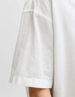 Relaxed Fit Revere Collar Short Sleeve Shirt