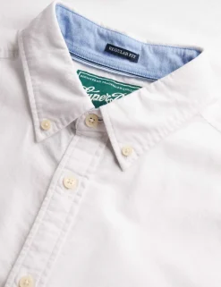 Relaxed Fit Short Sleeve Oxford Shirt