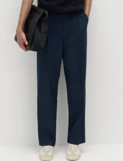 Relaxed Fit Smart Stretch Trousers