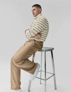 Relaxed Fit Smart Stretch Trousers