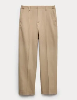 Relaxed Fit Smart Stretch Trousers