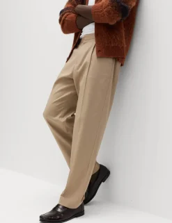 Relaxed Fit Smart Stretch Trousers