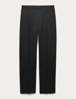 Relaxed Fit Smart Stretch Trousers