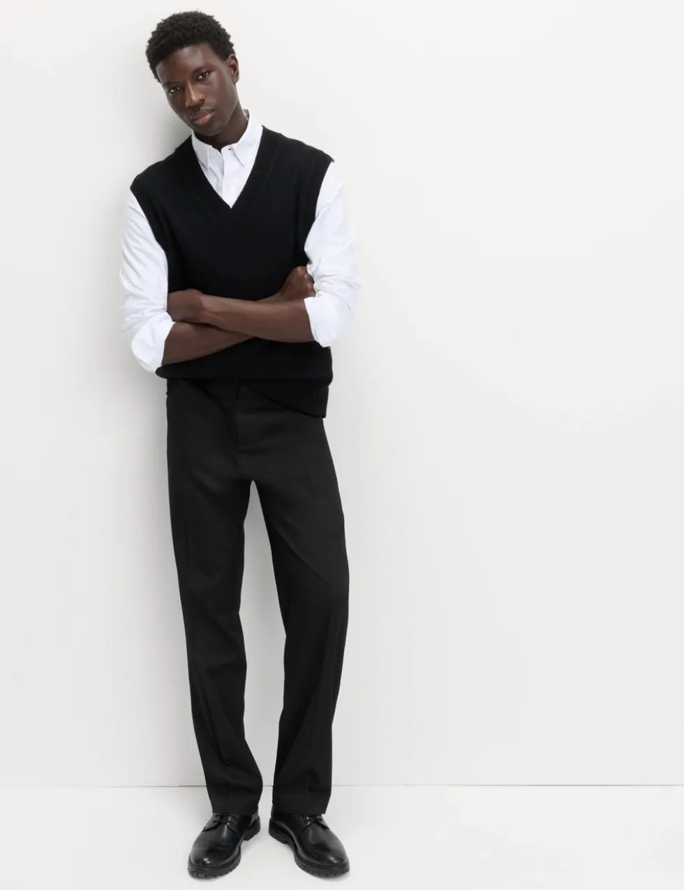 Relaxed Fit Smart Stretch Trousers