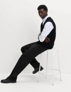 Relaxed Fit Smart Stretch Trousers