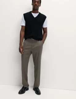 Relaxed Fit Smart Stretch Trousers