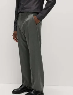 Relaxed Fit Smart Stretch Trousers
