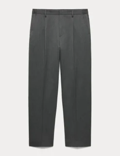 Relaxed Fit Smart Stretch Trousers