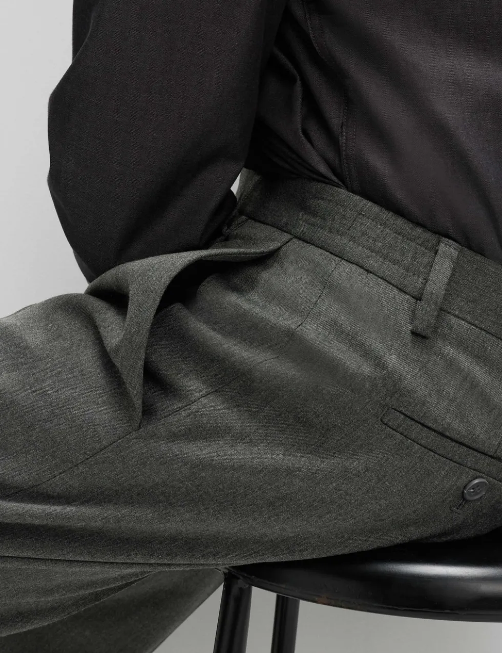 Relaxed Fit Smart Stretch Trousers