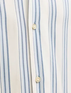 Relaxed Fit Striped Short Sleeve Shirt